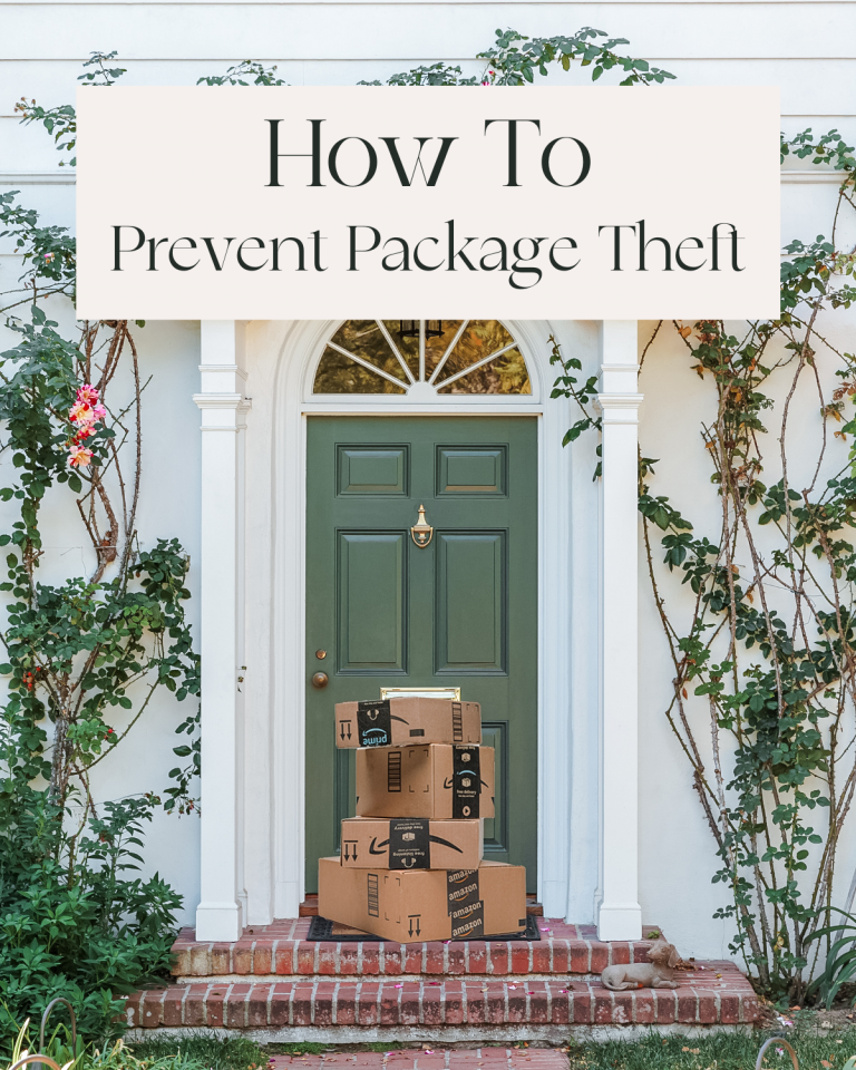 how to prevent package theft